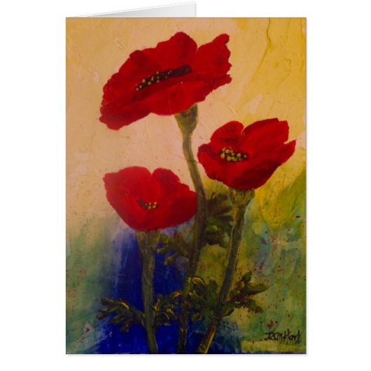 3 Poppies Cards (Front)