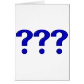 3 Question Marks (Front)