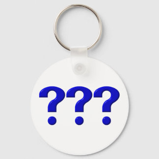 3 Question Marks Keychain
