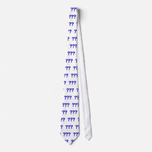 3 Question Marks Tie