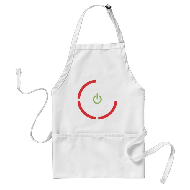 3 RED LIGHTS ADULT APRON (Front)