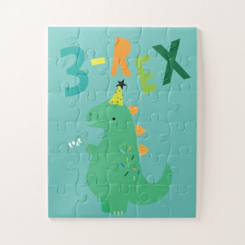 3_Rex 3rd Birthday Puzzle