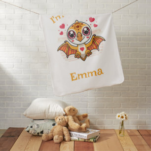 3-Rex Birthday Blanket – Custom Name Gift