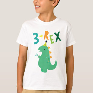3-Rex Dinosaur Shirt