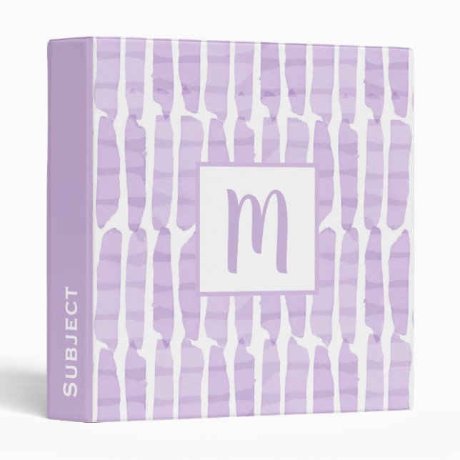 3 Ring Binder | Brush Papyrus Purple (Front/Spine)