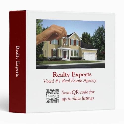 3 Ring Binder Template Realty Experts