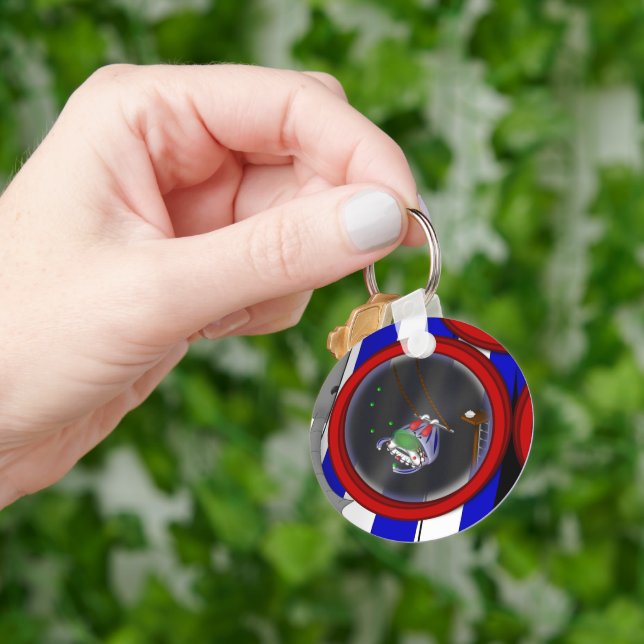 3 Ring Circus - Clown -  Keychain (Hand)