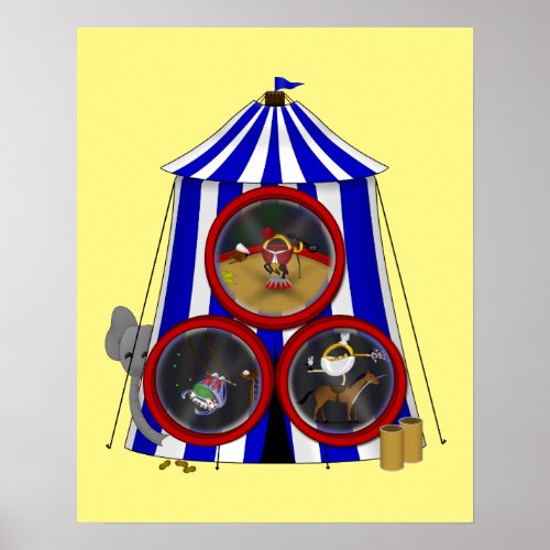 3 Ring Circus Poster