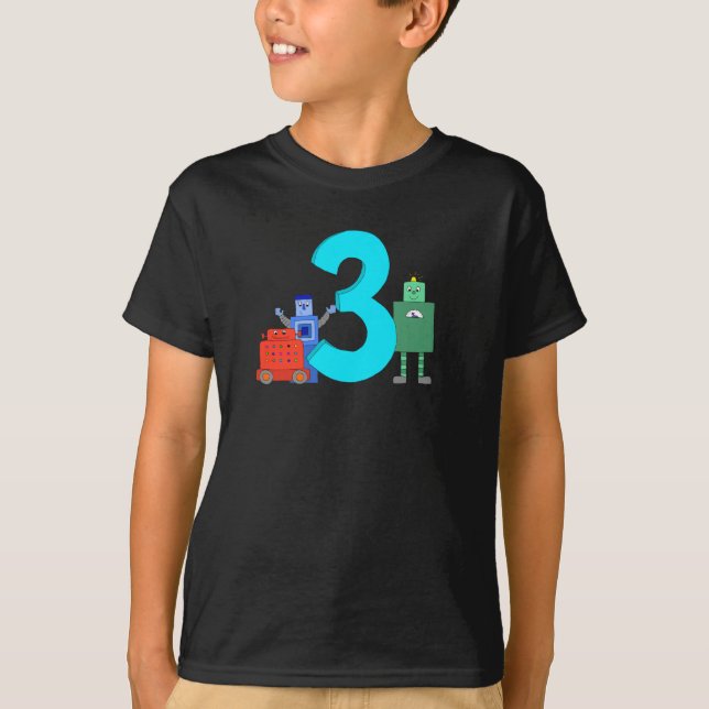3 Robots T-Shirt (Front)