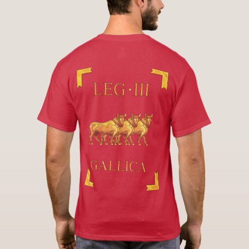3 Roman Legio III Gallica Vexillum T_Shirt