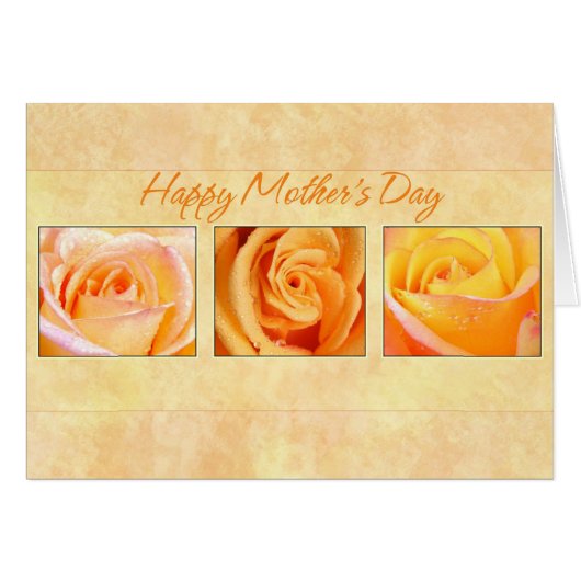 3 Roses Mother's Day Cards (Front Horizontal)