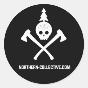 3" Round Northern Collective Classic Logo Sticker