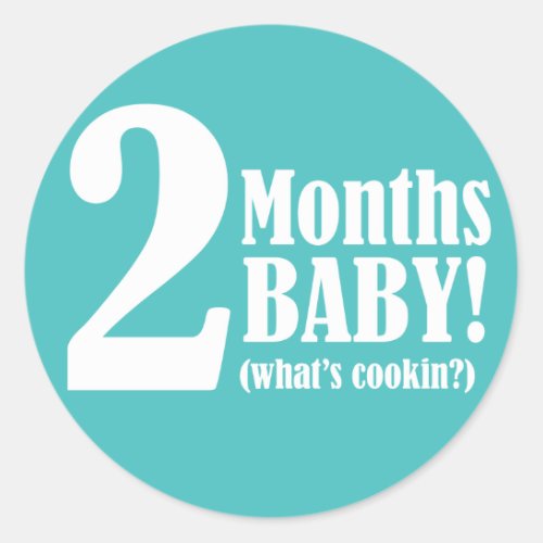 3 Round STICKER _ 2 Months Pregnant