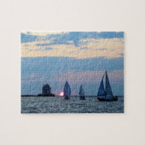 3 Sailboats at Sunset Puzzle 3 Sailboats at Sunset Puzzle