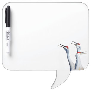 3 Sandhill Cranes Photo Dry Erase Board