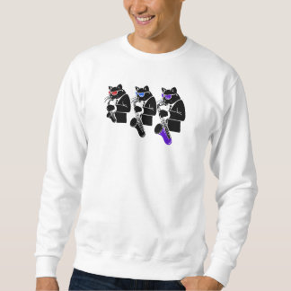 3 Sax Cats Sweatshirt
