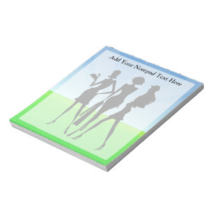 3 Shopping Women Friends Notepad