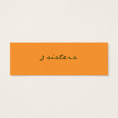 3 sisters bookmark (Back)