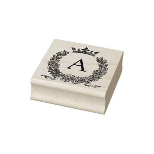 3 sizes rubber stamp Monogram Initial Letter A