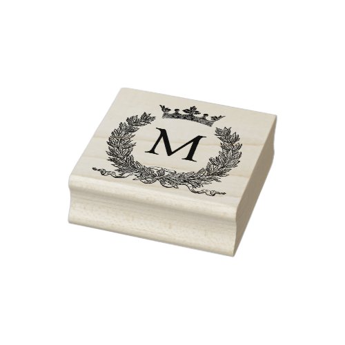 3 sizes rubber stamp Monogram Initial Letter M