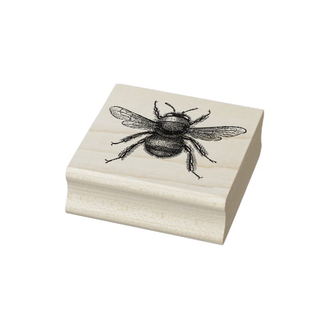 3 sizes rubber stamp with image Bumblebee (Stamp)