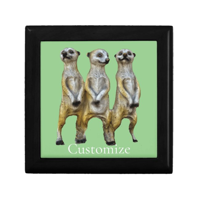3 Standing Meerkats Thunder_Cove  Gift Box (Front)