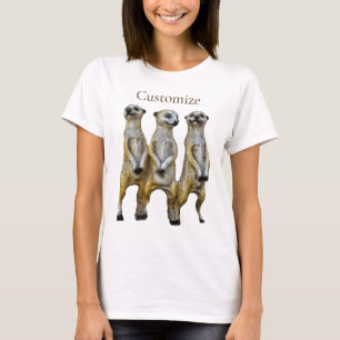 3 Standing Meerkats Thunder_Cove T-Shirt