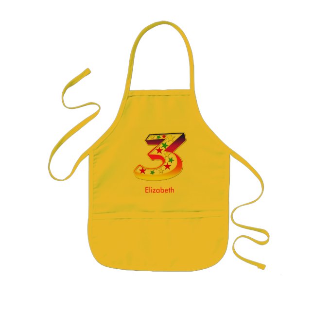 3 Star for Kids Kids' Apron (Front)