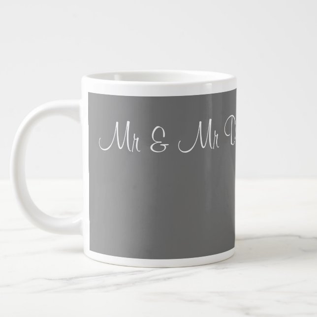 3 Style Mugs - Mr & Mr Dickinson 21.07.20xx (Left)