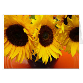 3 sunflowers cards