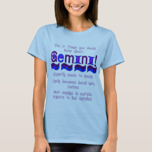 3 Things you should know about Gemini T-Shirt