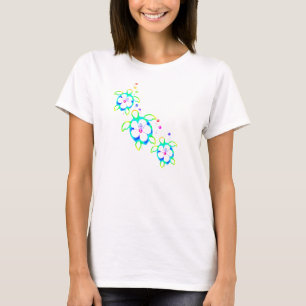 3 Tie Dyed Honu Turtles T-Shirt