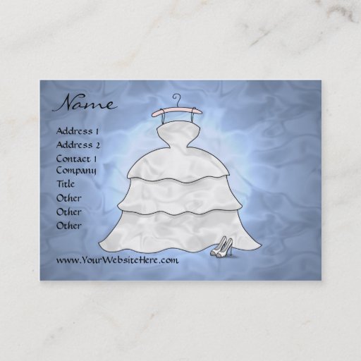 Customizable 3 Tier Taffeta Business Card