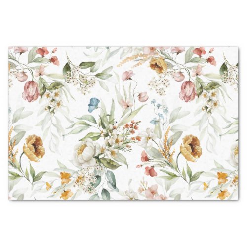 3 Tissue Paper 1600s Dutch Still Life Floral Art Tissue Paper