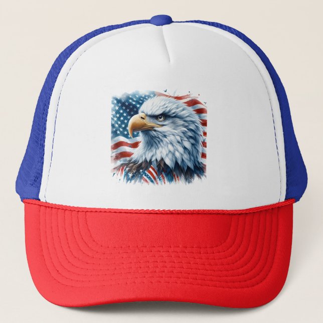 #3 USA TRUCKER HAT (Front)