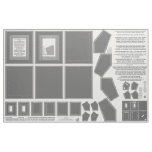 3 washable fabric NO SEW gray photo frame crafts