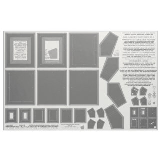 3 washable fabric NO SEW gray photo frame crafts