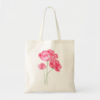 3 way pink floral tote bag