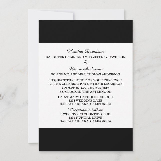 3 Wedding Invite Template (Front)