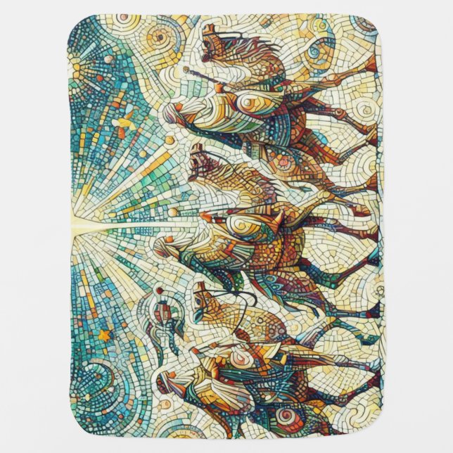 3 Wise men Baby Blanket (Front)