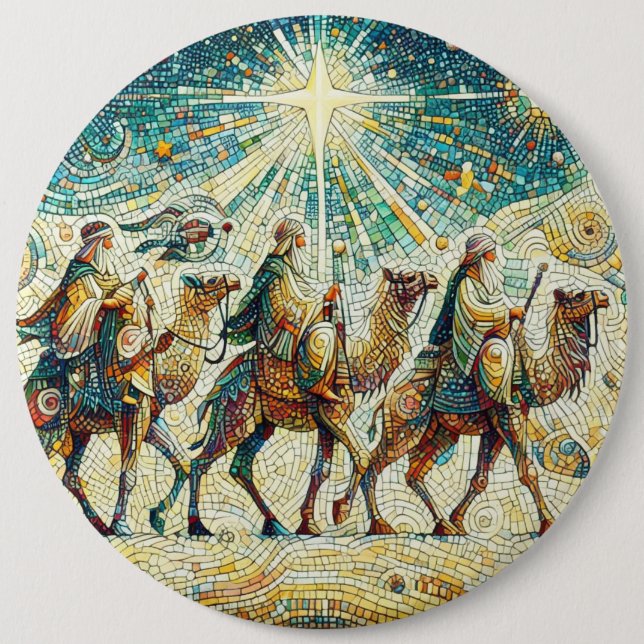 3 Wise men Button (Front)