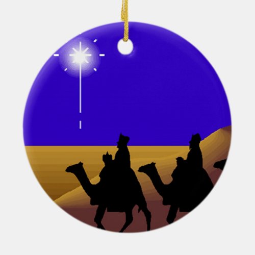 3 Wise Men Christmas Ornaments