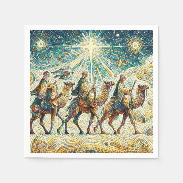 3 Wise men Napkins (Front)