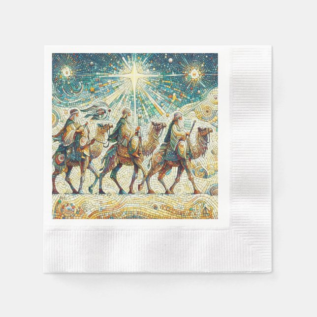 3 Wise men Napkins (Front)