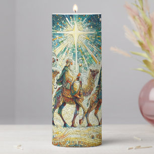 3 Wise men Pillar Candle