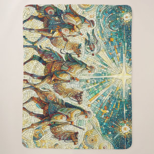 3 Wise men Sherpa Blanket