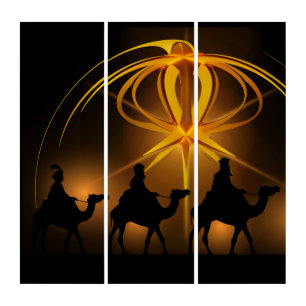 3 Wise Men Triptych Wall Art