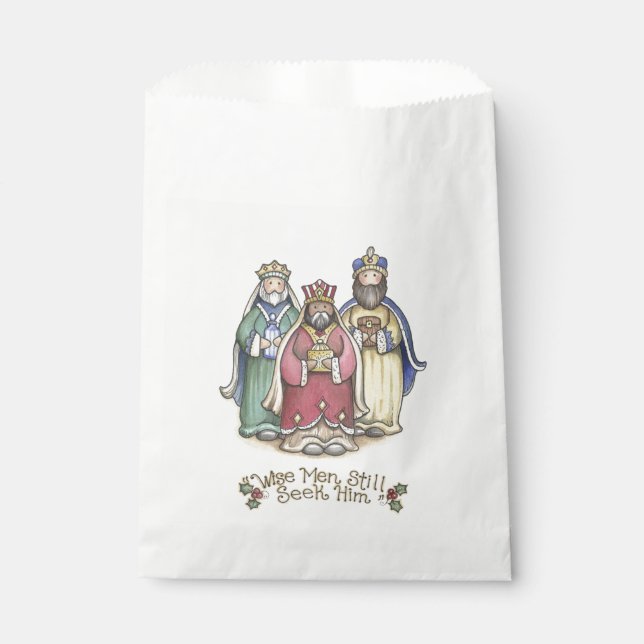 3 Wise Men - Wise Men Still Seek Him Favor Bags (Front)