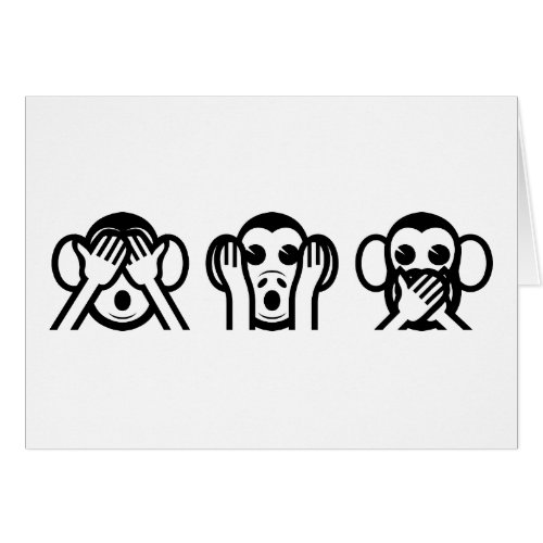 3 Wise Monkeys Emoji