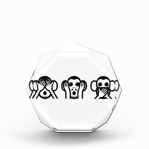 3 Wise Monkeys Emoji Award